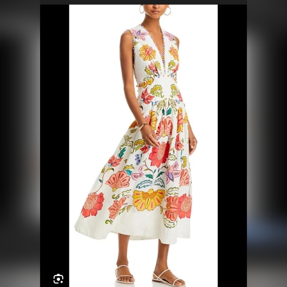 Farm Rio Floral Insects Mididress - Picture 3 of 7